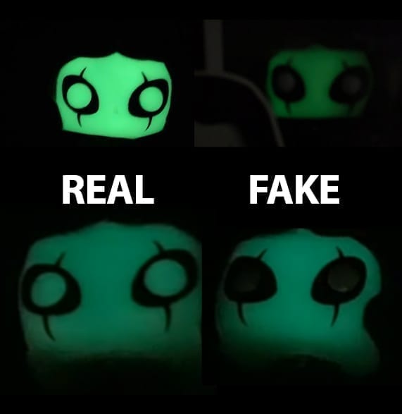 The Crow Glow in the Dark REAL vs FAKE